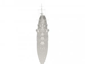 Statek wojskowy Model 3D