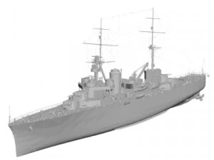 Statek wojskowy Model 3D