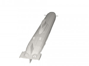 Military Ship submarine 3D 模型
