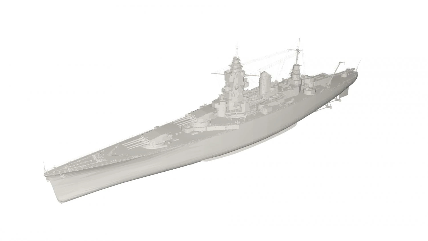 Military Ship 3D Model .c4d .max .obj .3ds .fbx .stl .blend 