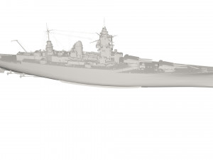 Military Ship 3Dモデル