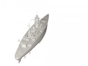 Military Ship 3D Model