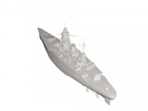 Military Ship 3D Model