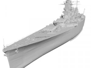 Military Ship 3D Model