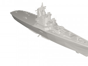 Military Ship Modelo 3D