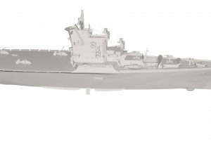 Military Ship Modelo 3D