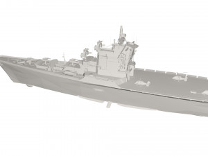 Military Ship Modelo 3D
