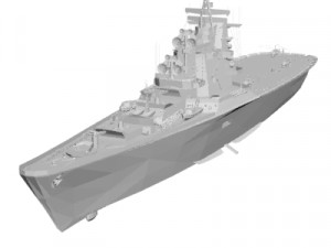 Military Ship Modelo 3D