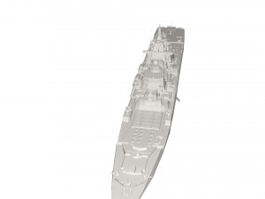 Military Ship Modelo 3D