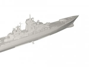 Military Ship 3D Model