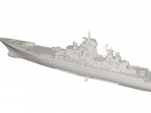 Military Ship Modelo 3D