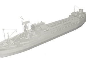 Navire militaire Modèle 3D