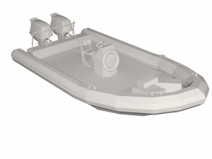 Motor boat Modelo 3D