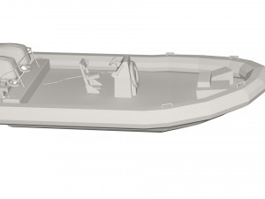 Motor boat Modelo 3D