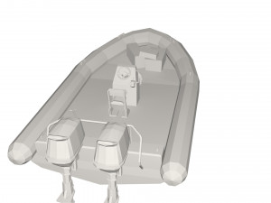 Motor boat Modelo 3D