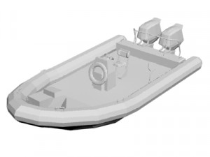 Motor boat Modelo 3D