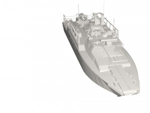 Motor boat 3Dモデル