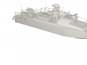 Motor boat 3Dモデル