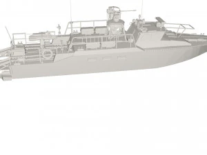 Motor boat 3D Model