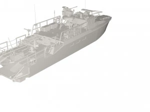 Motor boat 3D Model