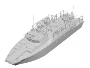 Motor boat 3D Model