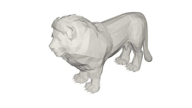 Lion Wild animal 3D-Modell .c4d .max .obj .3ds .fbx .stl .blend 