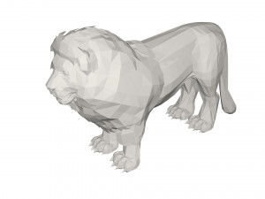 Lion Wild animal 3Dモデル