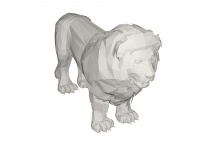 Lion Wild animal 3D-Modell