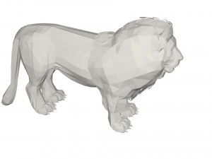 Lion Wild animal 3D-Modell