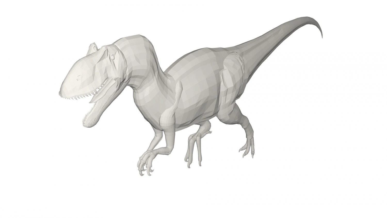 Dinosaur 3D Model .c4d .max .obj .3ds .fbx .stl .blend