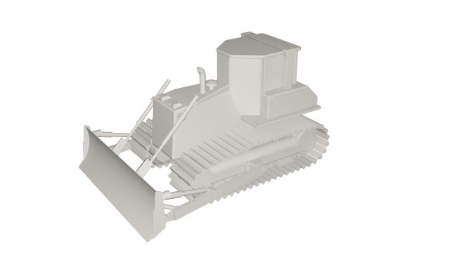 Industrial vehicle 3D 모델 .c4d .max .obj .3ds .fbx .stl .blend 
