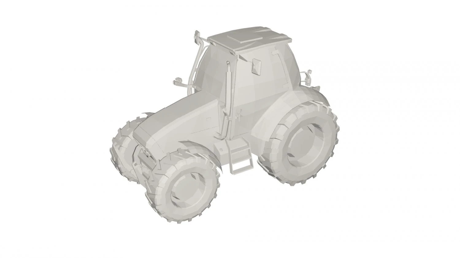 Tractor concept 3D Model .c4d .max .obj .3ds .fbx .stl .blend 