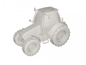 Concepto de tractor Modelo 3D