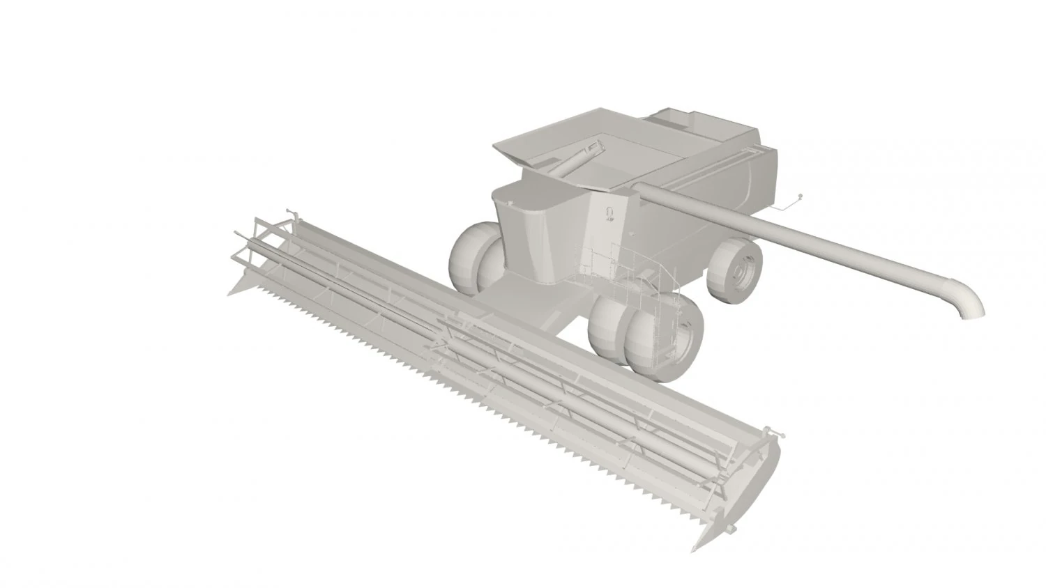 Ombine Industrial vehicle 3D Model .c4d .max .obj .3ds .fbx .stl .blend 