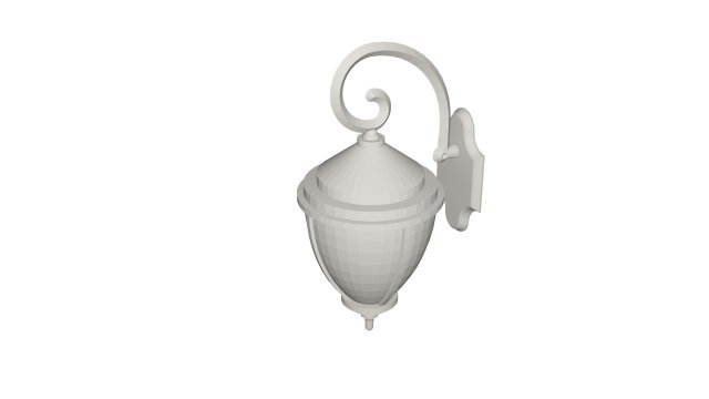 Exterior Lamp 3D 模型 .c4d .max .obj .3ds .fbx .stl .blend 