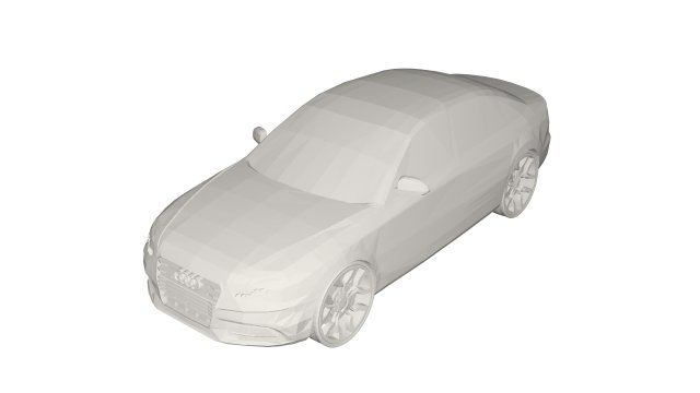 Audi Car concept 3D 모델 .c4d .max .obj .3ds .fbx .stl .blend 