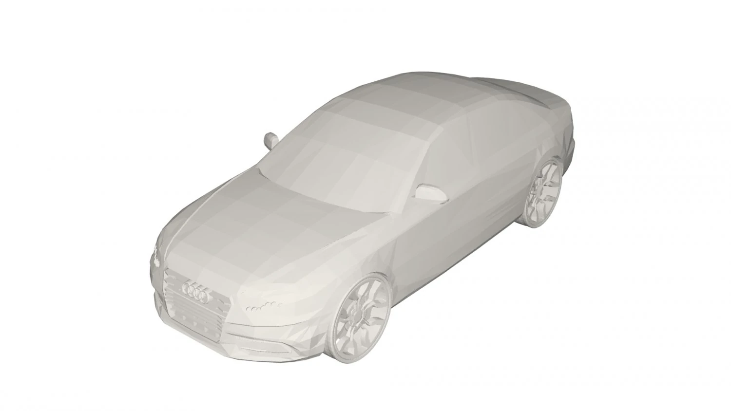 Audi Car concept 3D Model .c4d .max .obj .3ds .fbx .stl .blend 