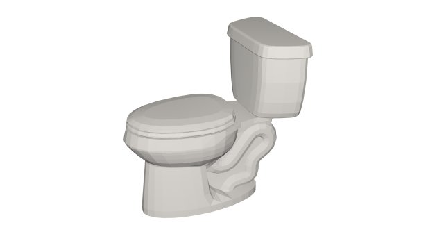 Toilet 3D Model .c4d .max .obj .3ds .fbx .stl .blend 