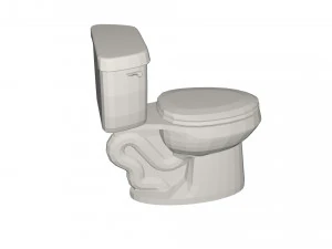 Toilet 3D Model