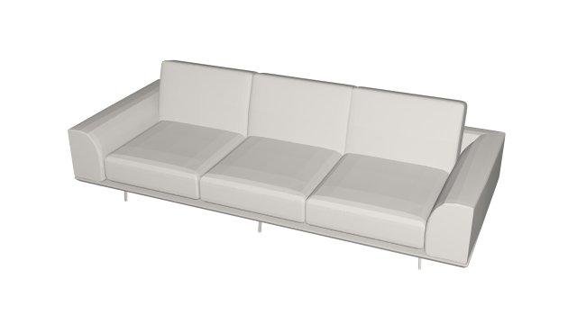 Sofa bed Modello 3D .c4d .max .obj .3ds .fbx .stl .blend 