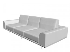 Sofa bed Modello 3D