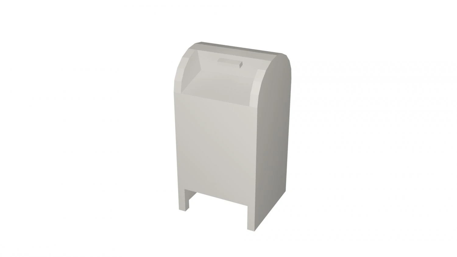 Mailbox 3D Model .c4d .max .obj .3ds .fbx .stl .blend