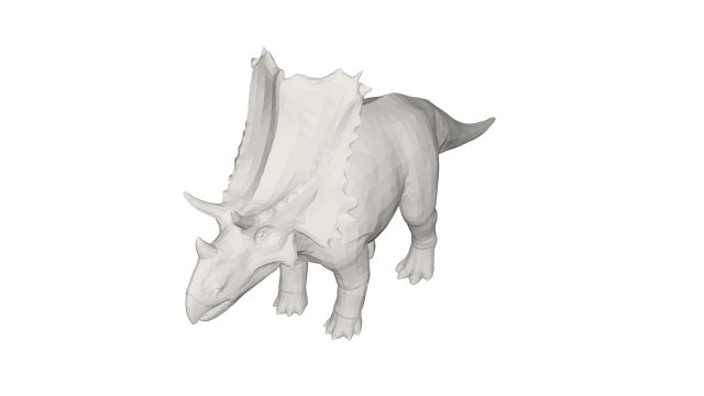Dinosaur 3D Model .c4d .max .obj .3ds .fbx .stl .blend 
