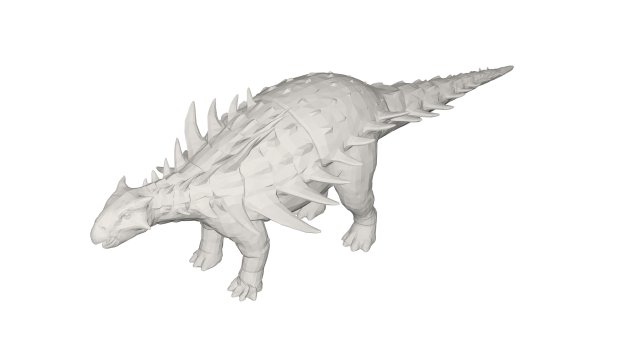 Dinosaur 3D Modell .c4d .max .obj .3ds .fbx .stl .blend 