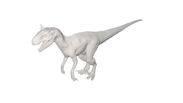 Dinosaur 3D Model .c4d .max .obj .3ds .fbx .stl .blend 