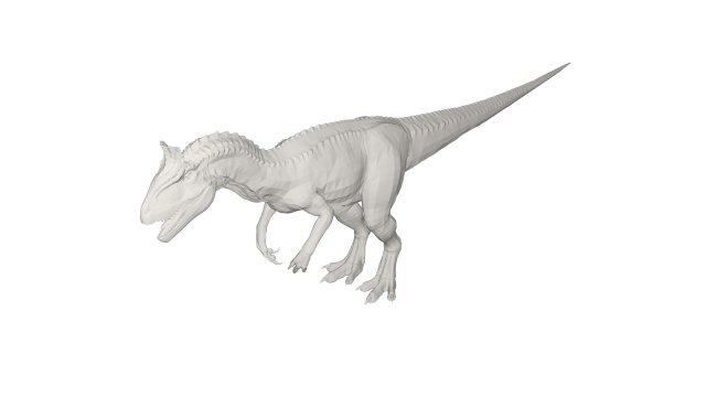 Dinosaur Model 3D .c4d .max .obj .3ds .fbx .stl .blend 