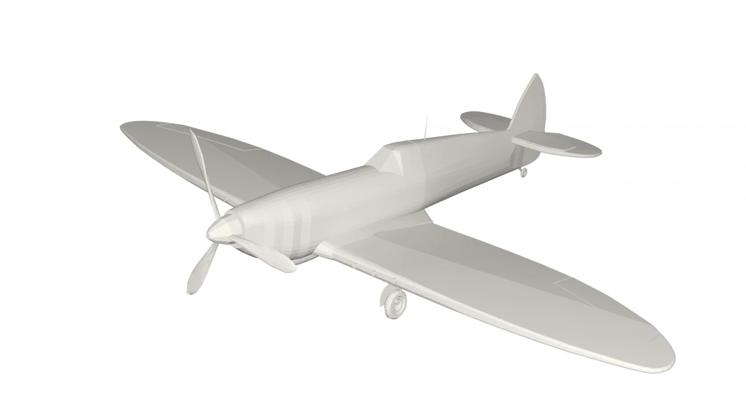 Military Plane concept 3D Model .c4d .max .obj .3ds .fbx .stl .blend 