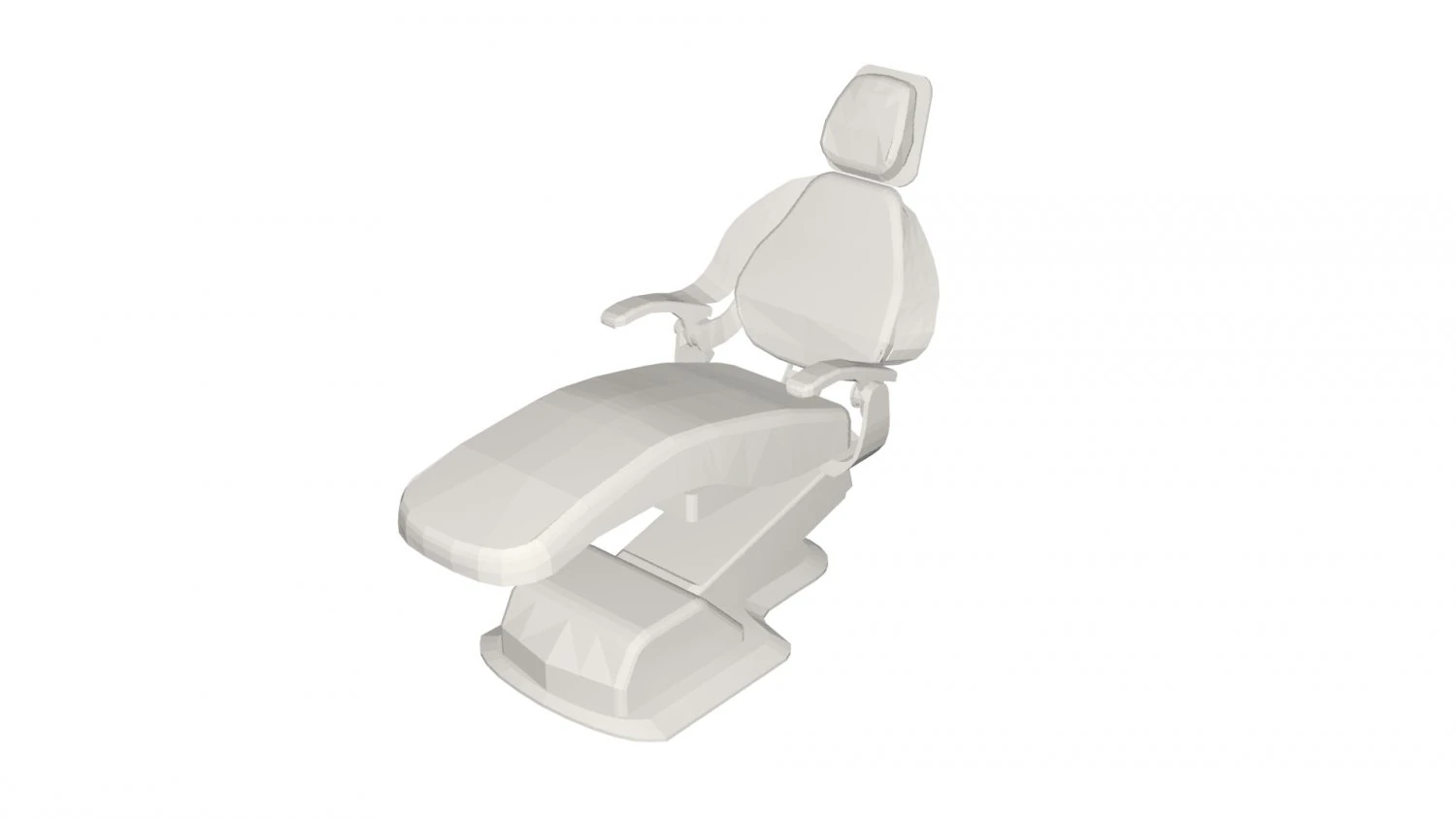 Dentist Chair 3D Model .c4d .max .obj .3ds .fbx .stl .blend