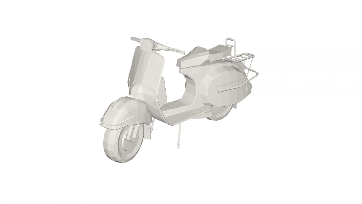Scooter 3D Model .c4d .max .obj .3ds .fbx .stl .blend 