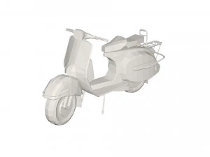 Скутер 3D Модель